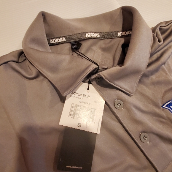 SOLD ! Adidas NY Rangers Gray NWT Polo Small - Picture 12 of 12